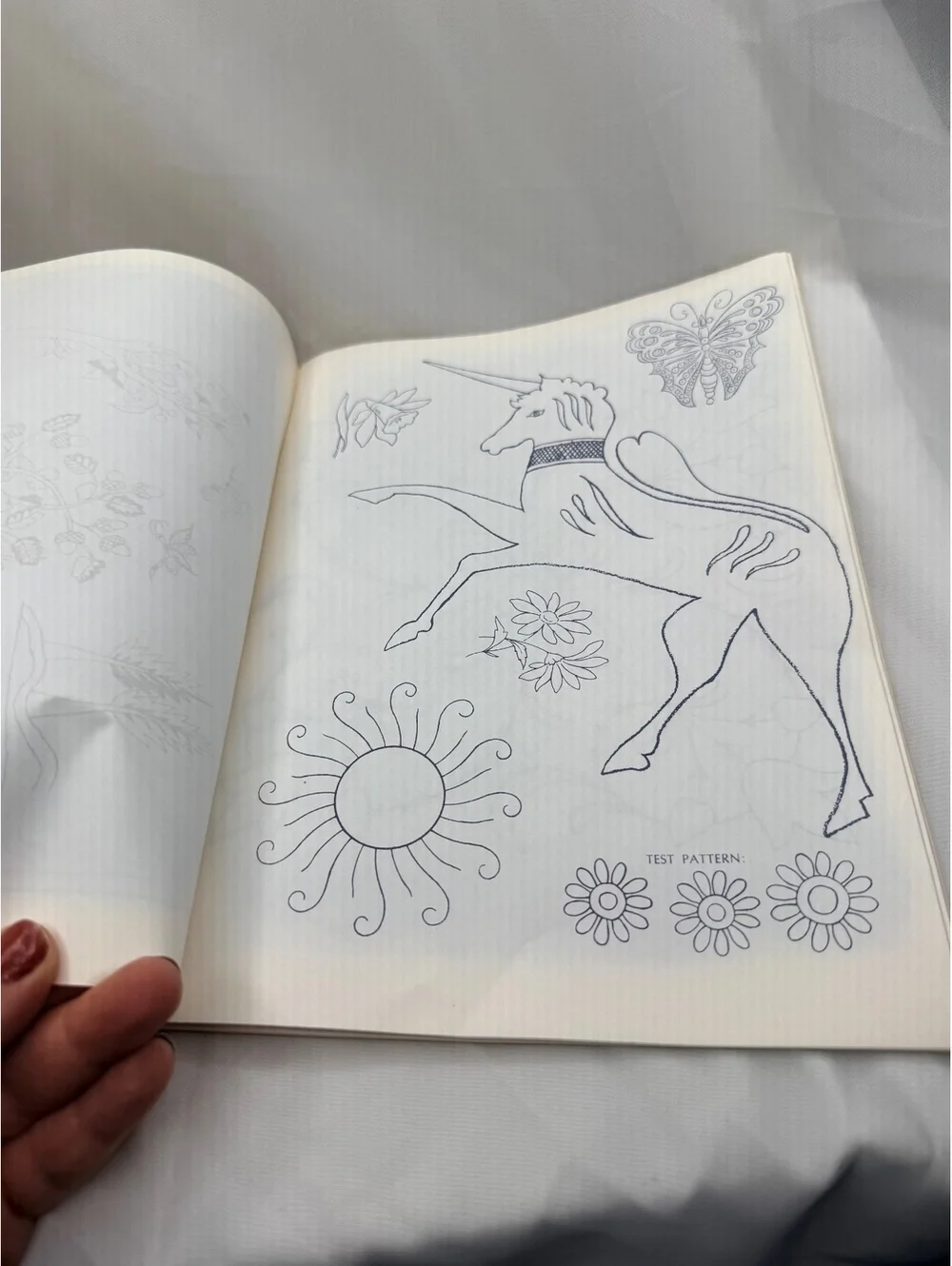 Vintage 1975 Iron-On Transfer Patterns for Crewel & Embroidery Dover